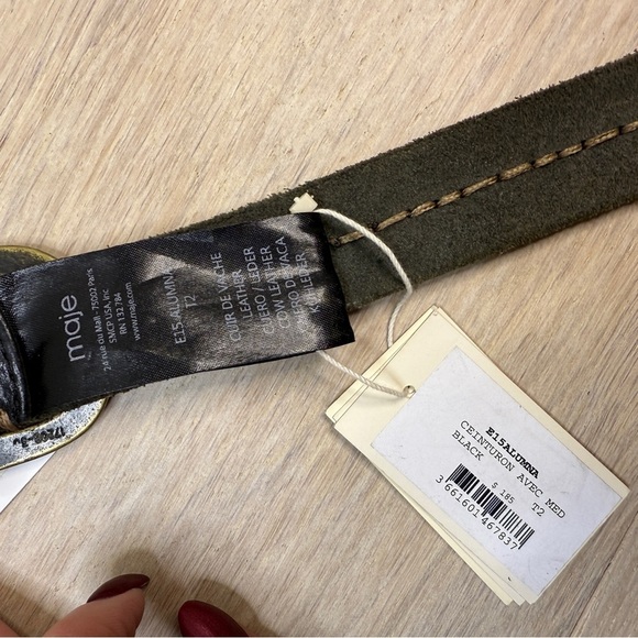 Maje Cow Leather Belt main image 5